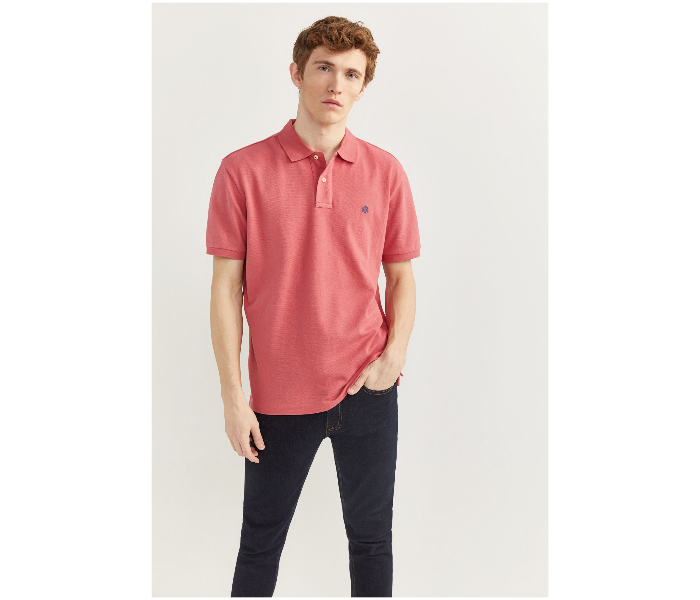 Springfield SS20 Basic Polo T Shirt Extra Small - Pink - Zoom Image 1