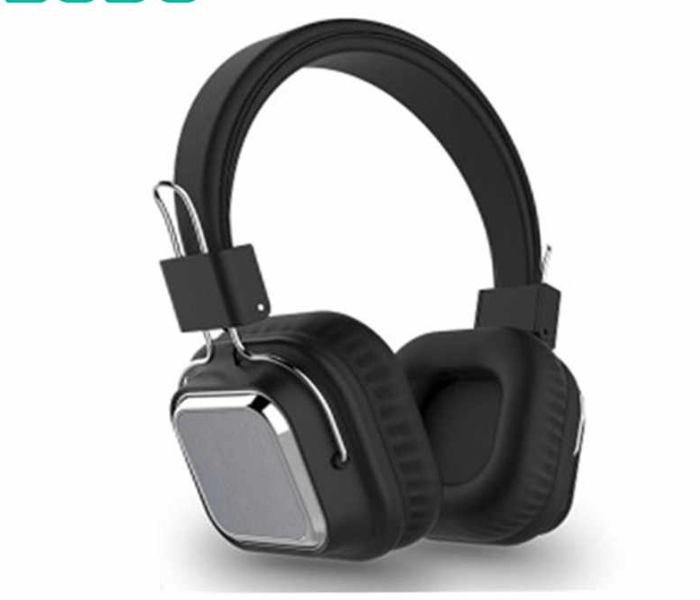 Sodo SD-1003 Bluetooth Headphones On-Ear Wired Wireless Headphones Foldable Bluetooth 5.0 Stereo Headset With Microphone Support - Black - Zoom Image 1