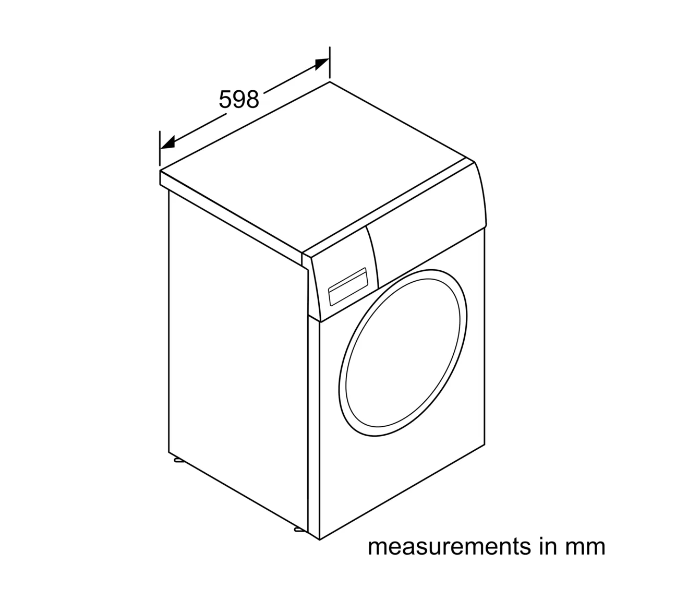 Bosch WAJ20170GC 7 Kg 1000 Rpm Series 2 Washing Machine Front Loader - Zoom Image 7