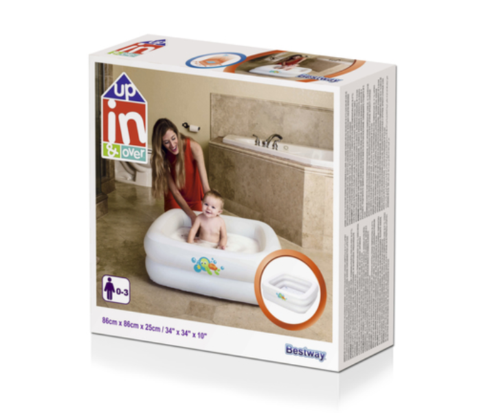 Bestway 51116 Up In and Over Baby Tub - White - Zoom Image 5