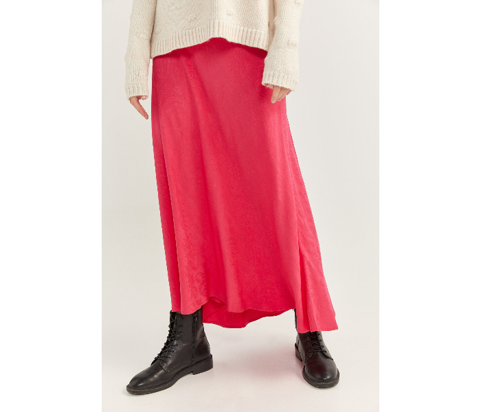 Springfield SS20 Solid Midi Skirt EU 40 For Women - Pink - Zoom Image 2