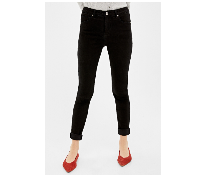 Springfield AW19 Denim Basic EU 38 For Women - Black - Zoom Image 2