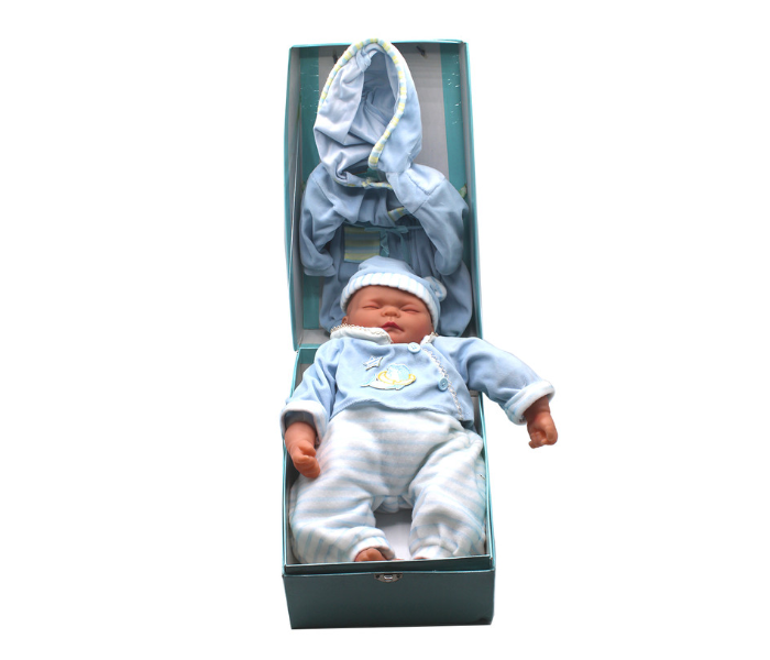 Basmah Sleeping Doll With Box  - Blue - Zoom Image 1