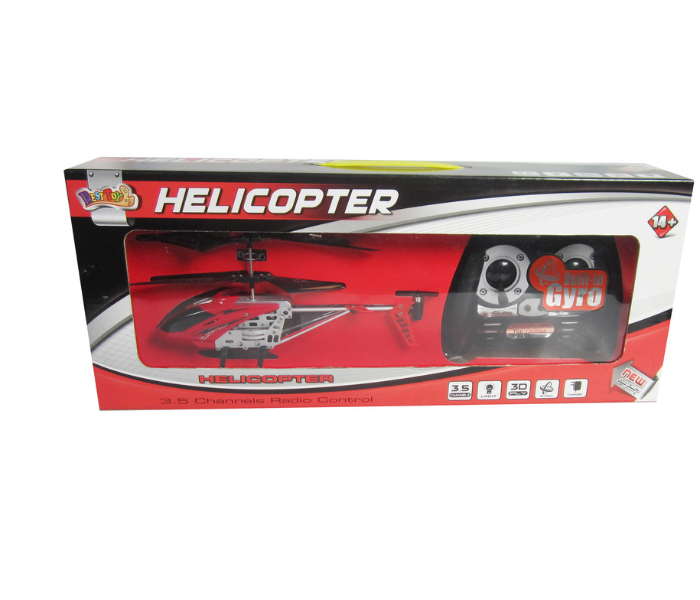 Family Center Remote Control Helicopter With Light and Gyro 3.5Ch - Red - Zoom Image 3