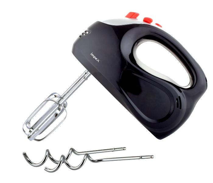 Impex HM 3302 200 Watt Hand Mixer - Black and White - Zoom Image 1