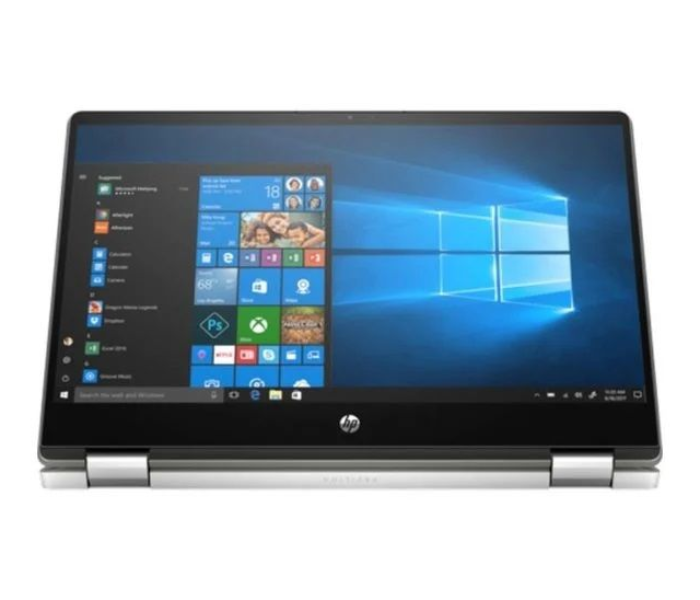 HP Laptop Pavilion 14-DH1025NE X360 4GB RAM 256 SSD 14 Inch Intel i3 Processor Intel UHD Graphics Windows 10 - Silver - Zoom Image 2