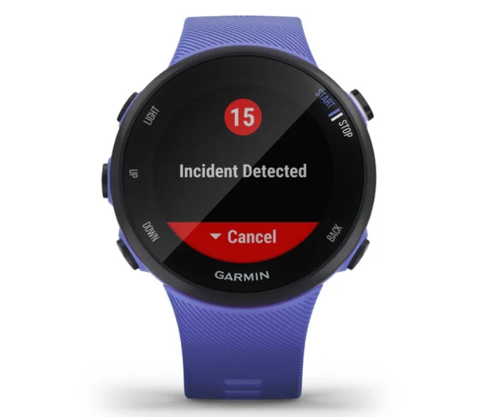 Garmin 010-02156-11 Small Forerunner 45S GPS Smart Watch - Iris - Zoom Image 1