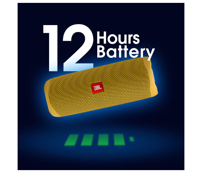 JBL Flip 5 Portable Waterproof Bluetooth Speaker - Yellow - Zoom Image 3