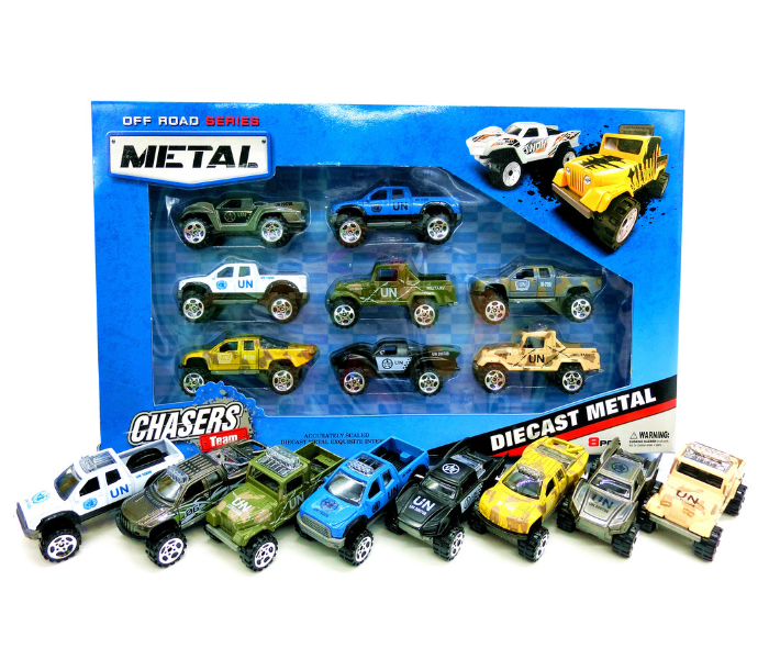 Family Center Pack of 8 Diecast Metal Car - Zoom Image 1