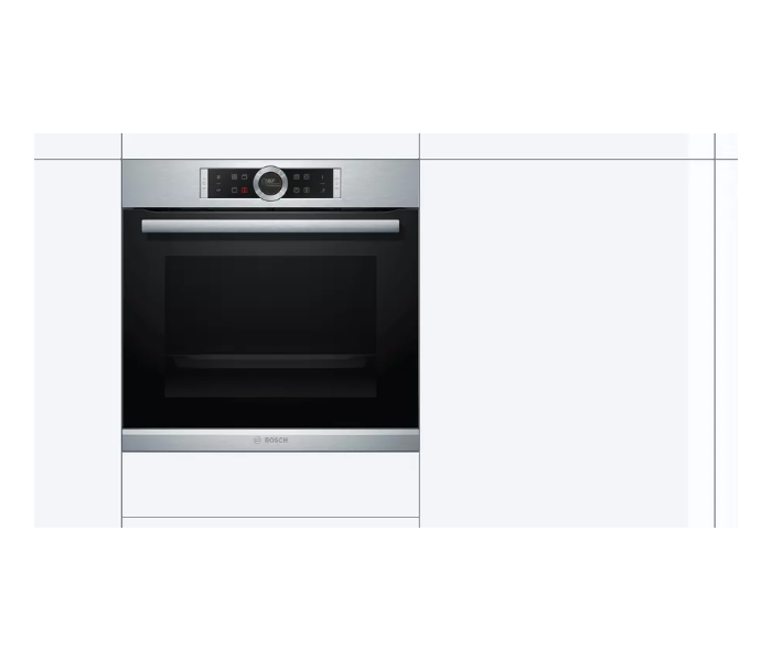 Bosch HBG655BS1M 60cm Series 8 Oven - Stainless Steel and Black - Zoom Image 4