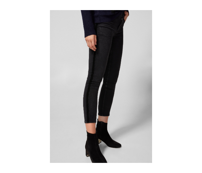 Springfield AW18 Fancy Denim Trouser EU 34 For Women - Black - Zoom Image 2