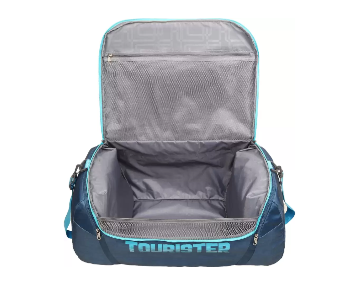 American Tourister GAT104LUG03528 65cm Grid Casual Duffle Bag - Blue - Zoom Image 3