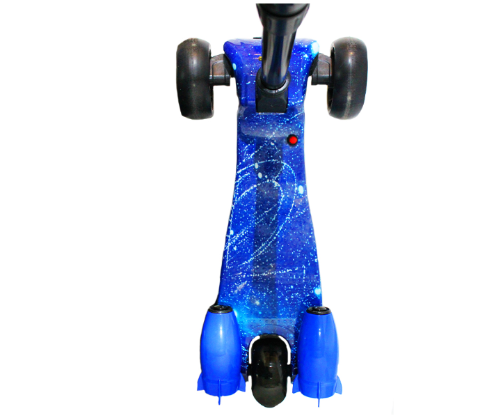 Family Center Toy Scooter With Music Light and Smoke - Blue - Zoom Image 3