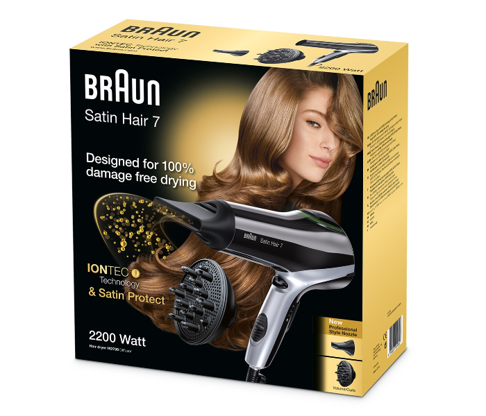 Braun HD730 Satin Hair Dryer -Black - Zoom Image 5