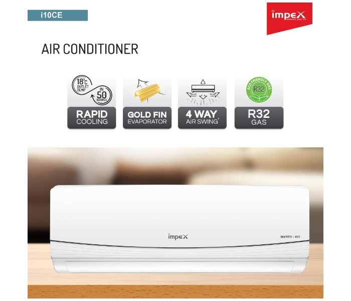 Impex 1 Ton 3 Inverter Split AC - White(Delivery Available Only In India)  - Zoom Image 3