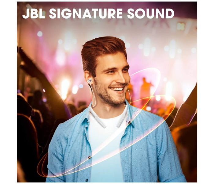 JBL Bluetooth Neckband Live 200BT - White - Zoom Image 6