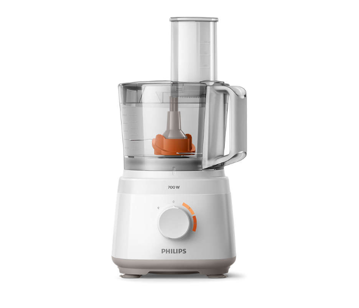 Philips HR7310/01 700 Watts Daily Collection Compact Food Processor - White - Zoom Image 1