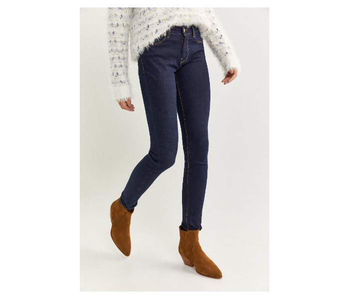 Springfield SS20 Denim Basic Jegging Jeans EU 40 For Women - Navy Blue - Zoom Image 2