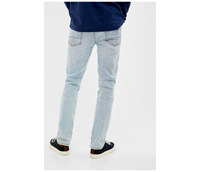 Springfield AW19 Denim Trouser EU 34 For Men - Medium Blue - Zoom Image 4