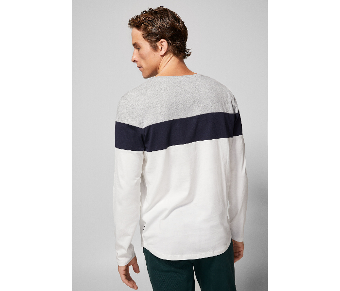 Springfield AW18 Basic Striped T-Shirt Extra Large - Ivory - Zoom Image 2