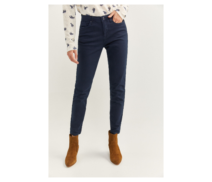 Springfield SS20 Plain Trouser Pant EU 38 For Women - Blue - Zoom Image 2