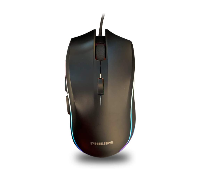 Philips SPK9403B Professional RGB Gaming Wired Mouse with Optical Sensor - Black - Zoom Image 1