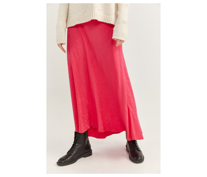 Springfield SS20 Solid Midi Skirt EU 38 For Women - Pink - Zoom Image 2