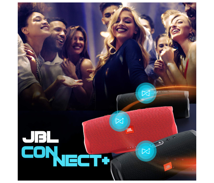 JBL Charge 4 Portable Waterproof Bluetooth Speaker - Black - Zoom Image 6