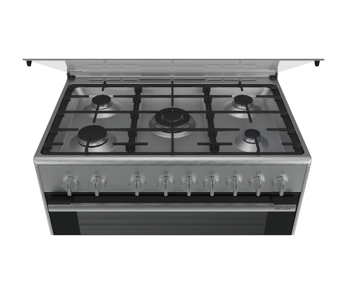 Bosch HSG736357M 90 Cm Series 2 Gas Range Cooker - Stainless Steel and Black - Zoom Image 4