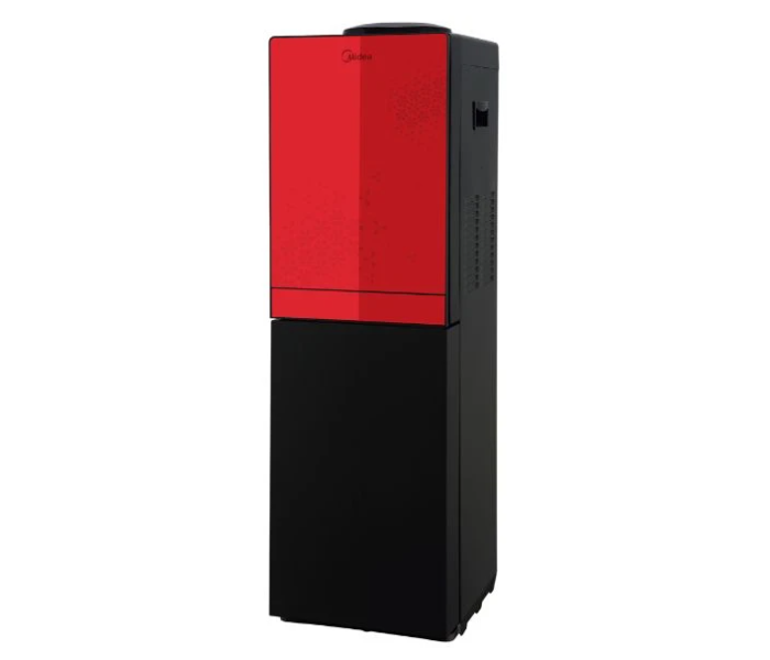 Midea YL1836S-B Top Loading Water Dispenser with fridge - Red and Black - Zoom Image