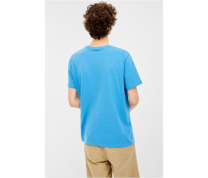 Springfield AW19 Basic T-Shirt Extra Large - Sky Blue - Zoom Image 4