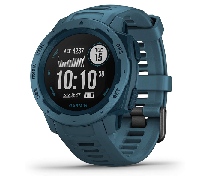 Garmin 010-02064-04 Instinct Smartwatch - Lakeside Blue - Zoom Image 1