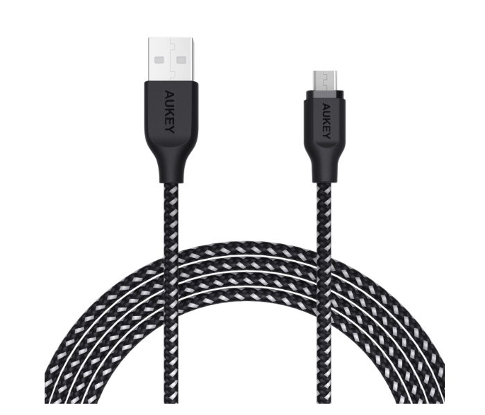 Aukey AM1B 1.2m USB 2.0 Micro USB Cable - Black - Zoom Image 2