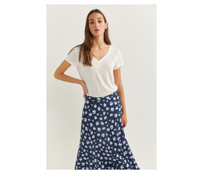 Springfield SS20 Midi Skirt EU 36 For Women - Blue - Zoom Image 3