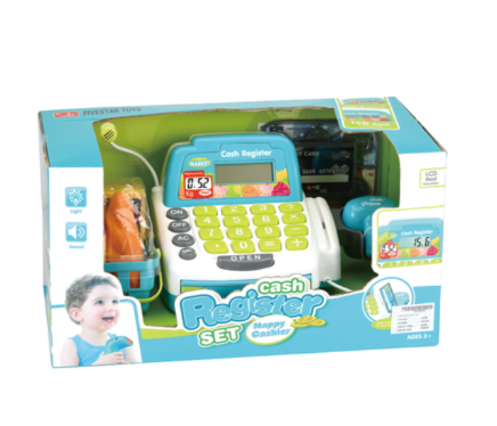 Basmah Cash Register Set Toy - Light Blue - Zoom Image 1