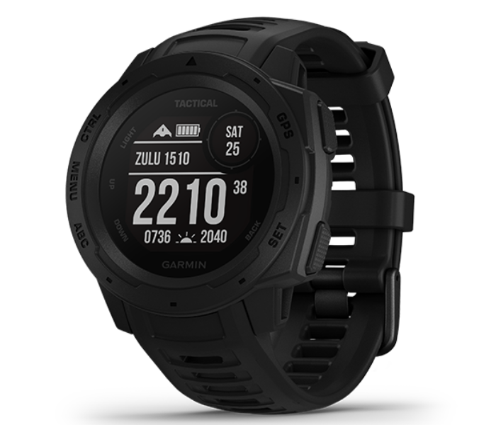 Garmin 010-02064-70 Instinct Smartwatch - Tactical Black - Zoom Image 1