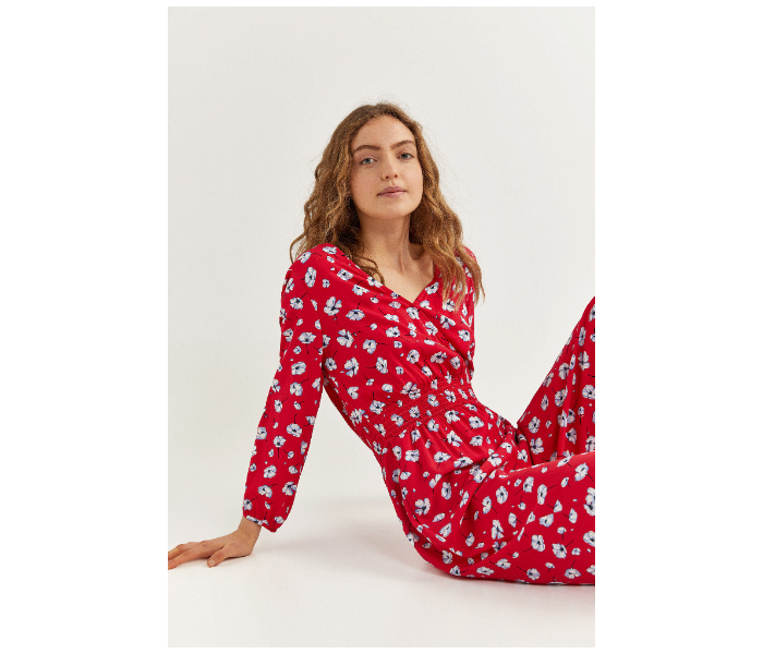 Springfield SS20 Floral Jumpsuit EU 42 For Women - Red - Zoom Image 1