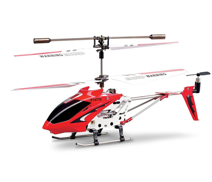 Family Center Remote Control Helicopter With Light and Gyro  - Red - Zoom Image 1