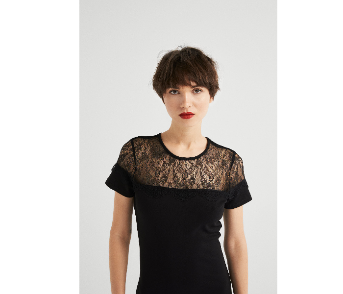 Springfield SS19 Woven Dress Small - Midnight Black - Zoom Image 4