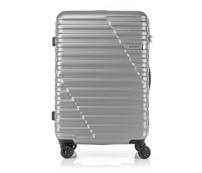 American Tourister GAT104LUG03553 79cm Sky Bridge Spinner Soft Case Trolley Bag - Silver - Zoom Image 1