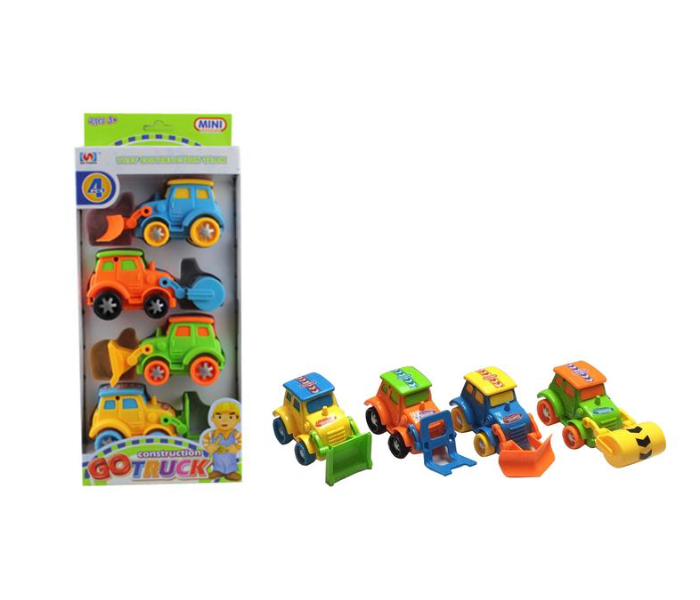 Family Center 4 Pieces Go Construction Truck - Zoom Image