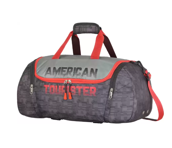 American Tourister GAT104LUG03530 65cm Grid Casual Duffle Bag - Grey - Zoom Image 2