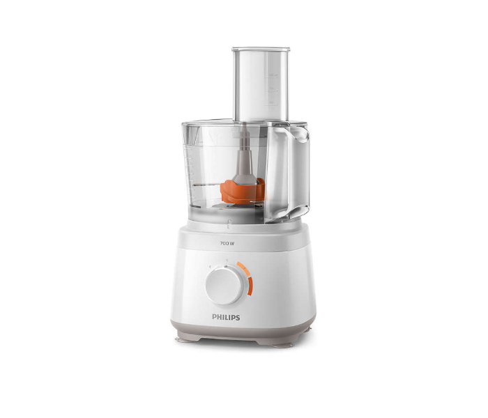 Philips HR7310/01 700 Watts Daily Collection Compact Food Processor - White - Zoom Image 2