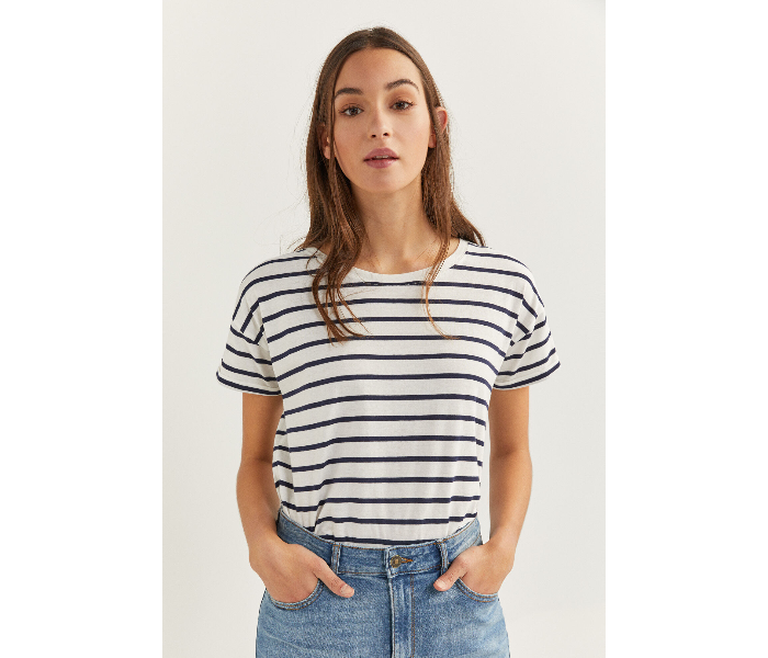 Springfield SS20 Striped Tank Top Extra Small - White and Blue - Zoom Image 1