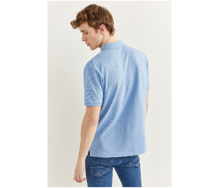 Springfield SS20 Basic Polo T Shirt Medium - Sky Blue - Zoom Image 4