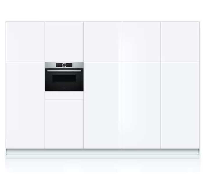 Bosch G633BS1M Series 8 Compact Oven with Microwave Function - Stainless Steel and Black - Zoom Image 1