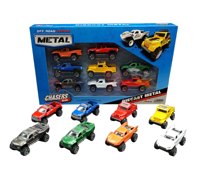 Family Center Pack of 8 Diecast Metal Car - Zoom Image 2