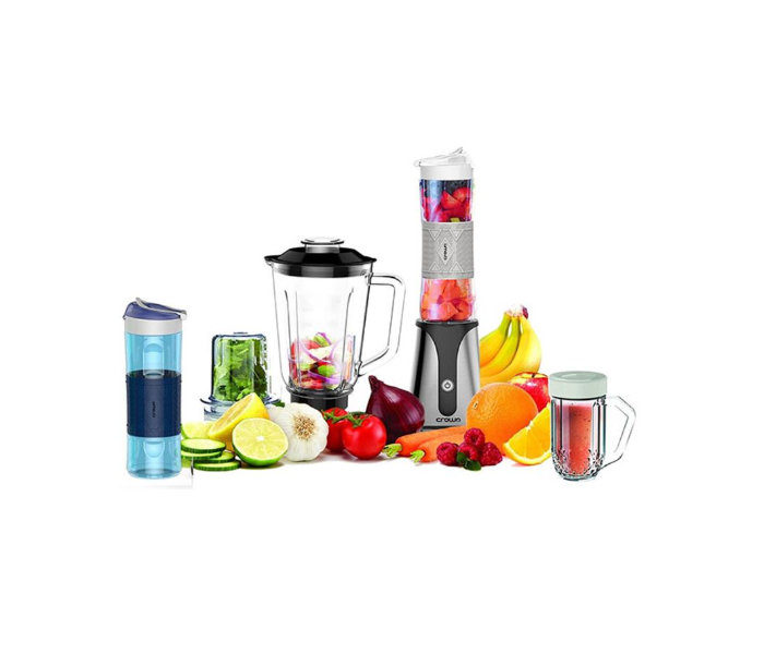 Crownline BL-167 350W Multifunction Blender - Grey and Blue - Zoom Image 5