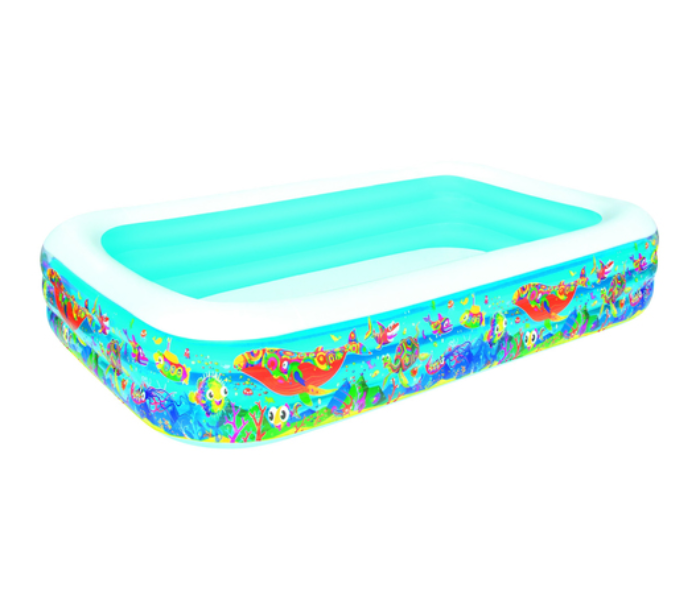 Bestway 54121 Happy Flora Kids Pool - Blue - Zoom Image 1