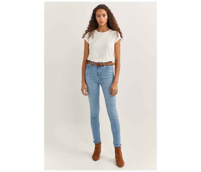 Springfield SS20 High Rise Denim Jeans EU 34 For Women - Sky Blue - Zoom Image 1